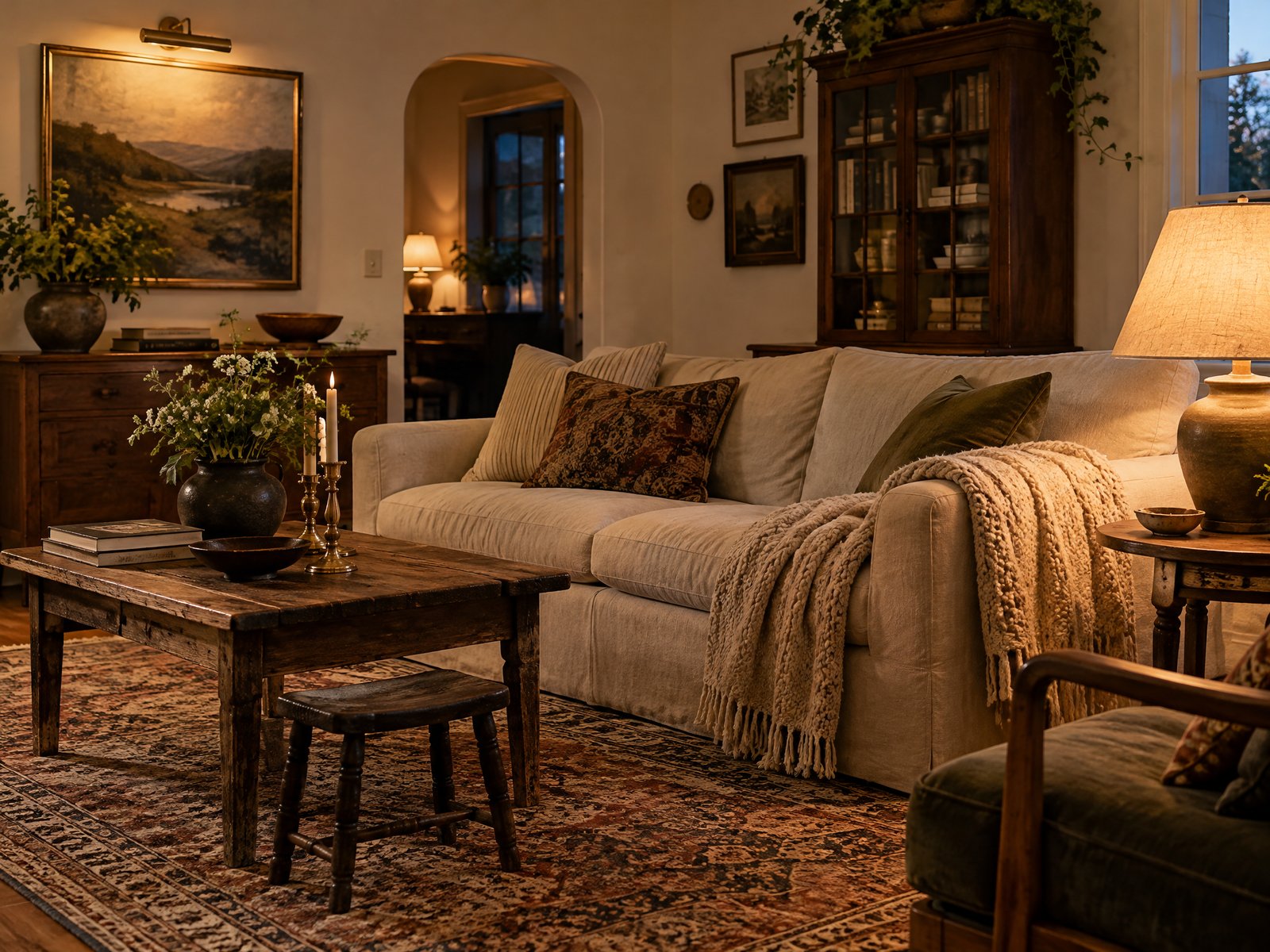Interior styling photo for the guide: The Simple Formula for a Cozy, Collected Living Room